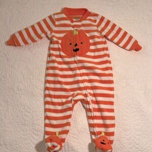 Infant Halloween Fleece Footie 🎃 Size 0-3M